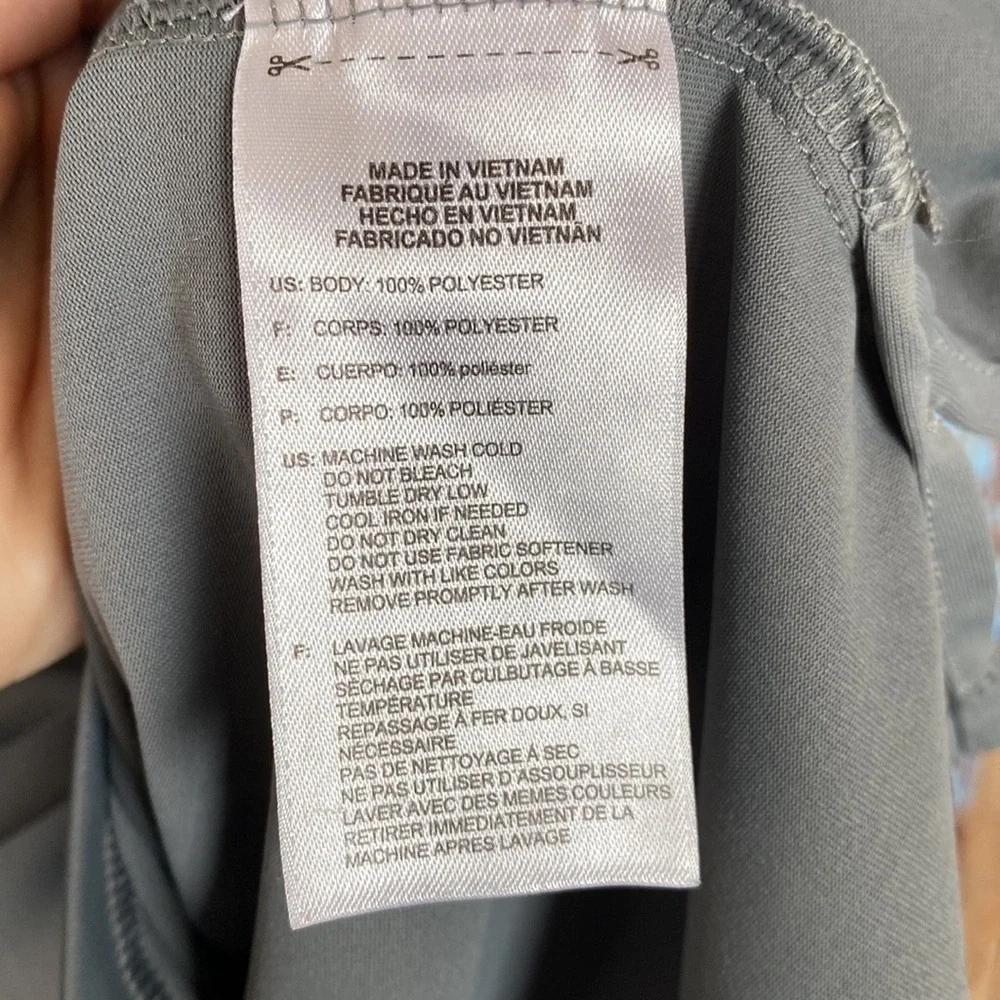 Adidas Gray Polo Golf Shirt